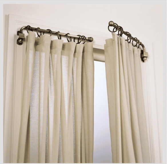 14 Basement Window Curtain Ideas Your House Needs This   Curtain Rods 