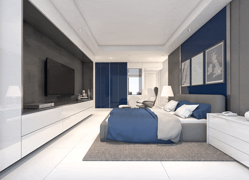 14 Navy Blue And White Bedroom Ideas Your House Needs This